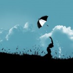 Flying-umbrella-silhouette-iPad-wallpaper-ilikewallpaper_com